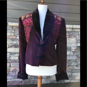 Vintage Canvasback jacket size M jewel colors